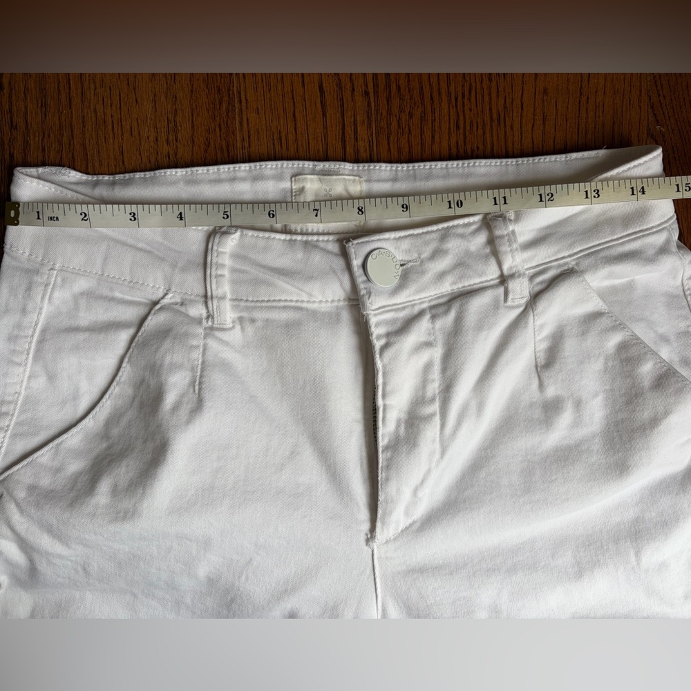 Caslon Stretch Cotton Chino Women’s White Pants - Picture 9 of 10